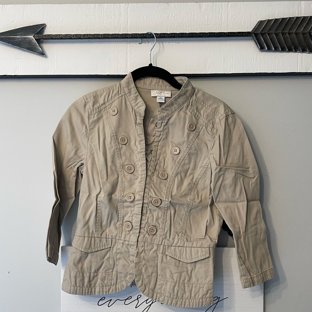 LOFT khaki jacket